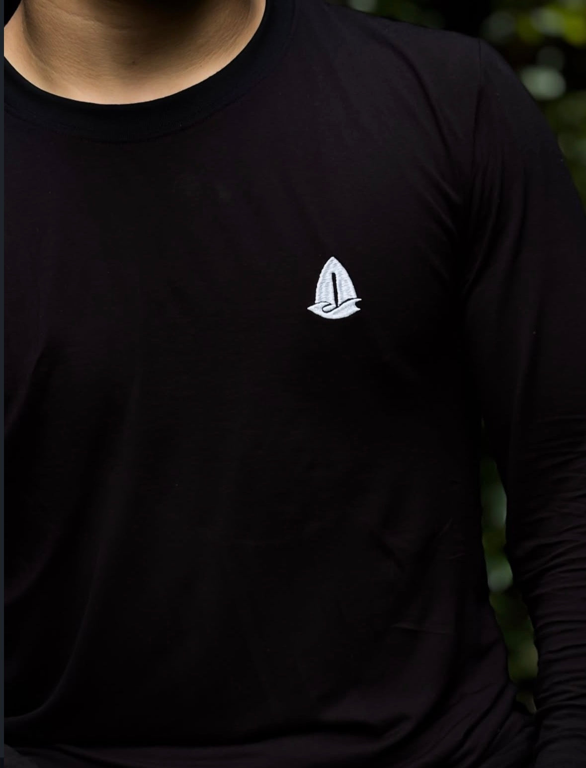 Ultra Soft T-Shirt Long Negro