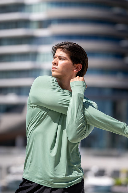 Ultra Soft T-Shirt Long Verde